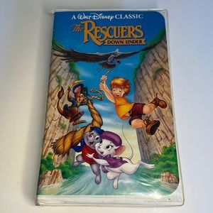 Vintage Disneys The Rescuers Down Under VHS Tape